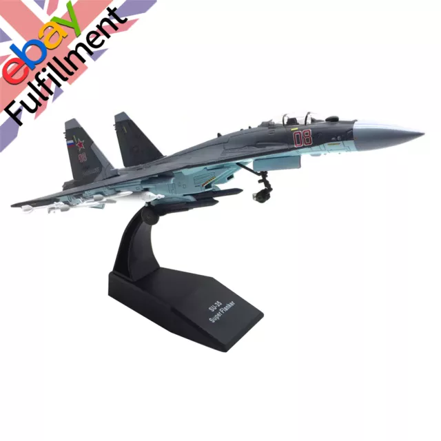 1:100 SU-27 Super Flanker Heavy Aircraft Model Fighter Aviation Military Model