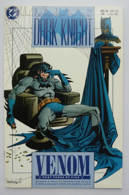 Batman: Legends of the Dark Knight #18 - Venom DC Comics May 1991 VF/NM 9.0