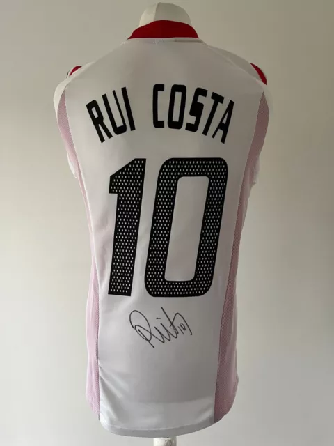Signed RUI COSTA Shirt - AC Milan Champions League Final - Exact Proof/COA