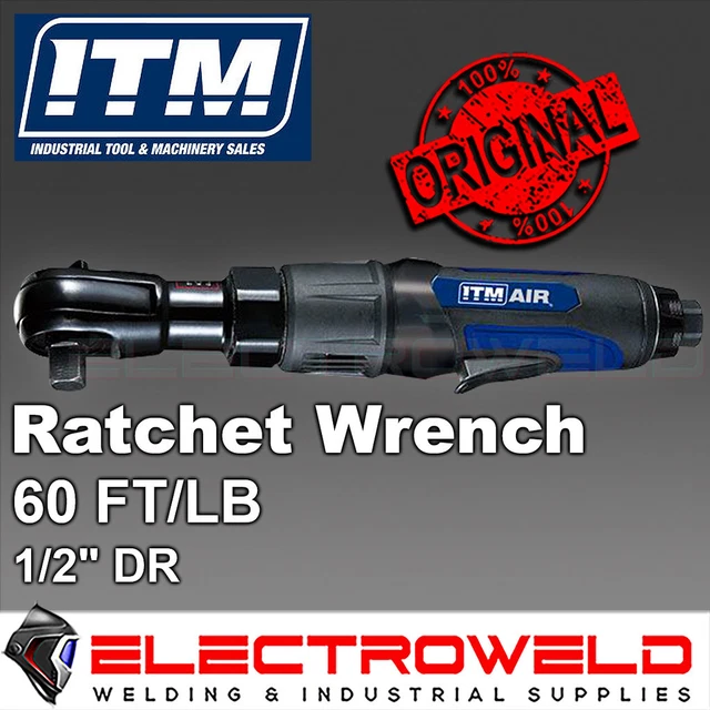ITM Air Ratchet Wrench Pneumatic Spanner Socket 1/2" Drive Compressor TM340-235