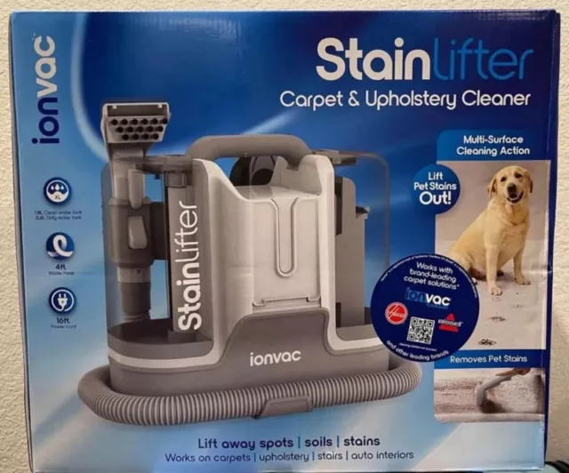 Ionvac Stain Lifter, Portable Carpet and Upholstery Cleaner New