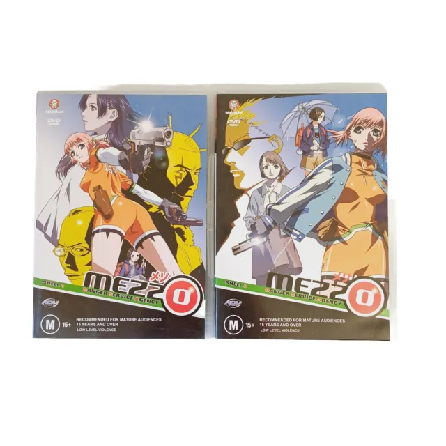 Mezzo Danger Service Agency Shell 1 & 2 DVD Bundle Lot R4 PAL Subtitled Anime