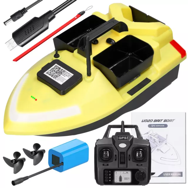 Return Fishing Bait Boat  Positioning  Fishfinder Bait Boat d B9U8