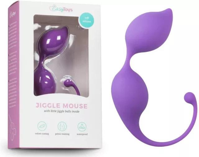 EasyToys Jiggle Mouse Balls | Kegel Silicone Strong Muscles Pelvic Exerciser