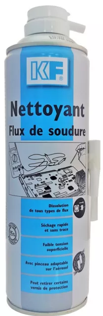 KF1019 NETTOYANT FLUX DE SOUDURE  400ml net 650ml brut