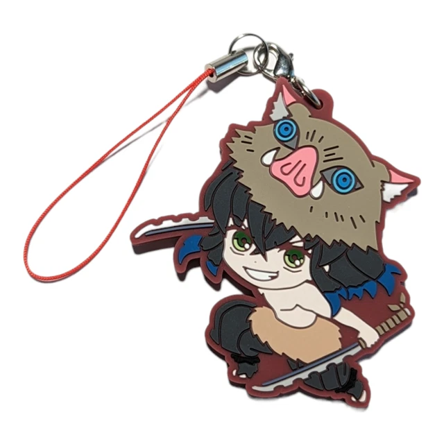 Kny Keychain Inosuke DEMON SLAYER: KIMETSU no Yaiba Inosuke Hashibira Capsule Rubber ...