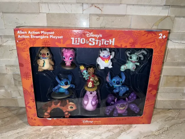 Lilo & Stitch Alien Action Playset Experiments Figures Disney Store Exclusive