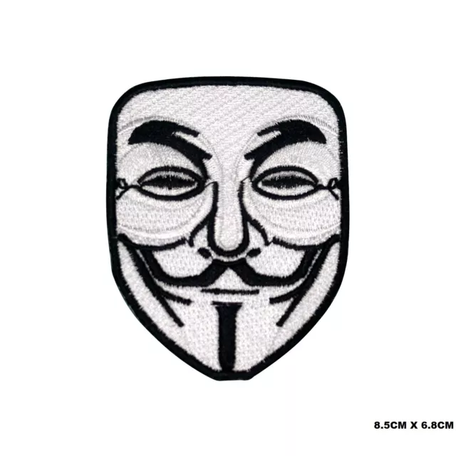 Anonymous Movie Embroidered Patch Iron On/Sew On Patch Batch For Clothes