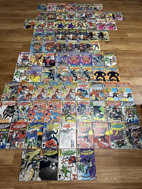 Amazing Spider-Man Comic Lot 85 Issues 🔥 Original Owner Collection! HUGE LOT!