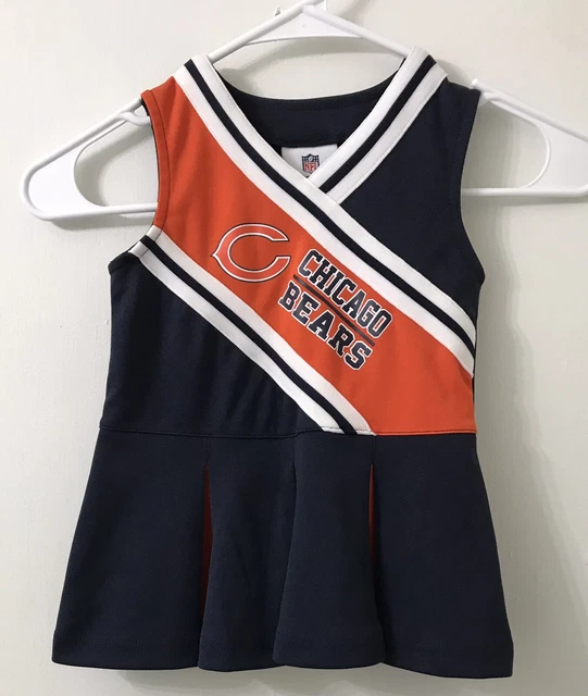 Toddler Girls Chicago Bears 2T Cheerleader Outfit Dress NFL Team Apparel