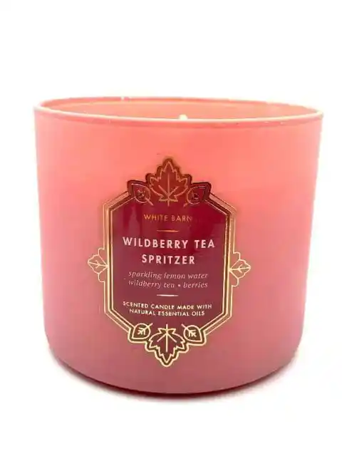 Bath & Body Works 3-Docht Kerze Wildberry Tea Spritzer 411g