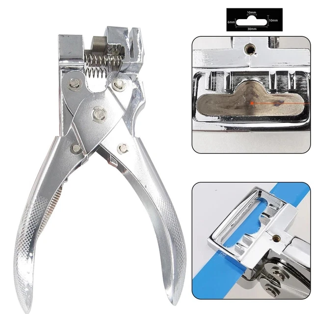 Pince perforateur trou en forme de T alliage de zinc pour poinçonnage de carte