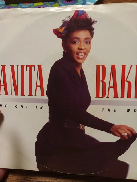 Anita Baker 45 w PS No One In the World/Watch Your Step ELEKTRA 69456 m- 1986