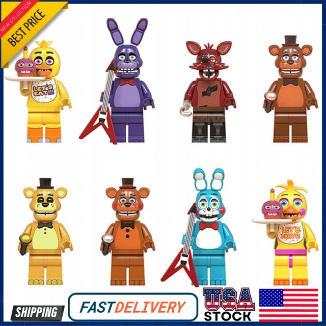 8PCS SET FNAF Five Nights at Freddy's Action Figure Christmas Toy