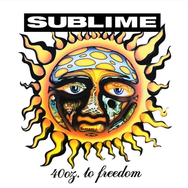 SUBLIME 40 oz to Freedom BANNER 3x3 Ft Fabric Poster Tapestry Flag album art SUBLIME 40 oz to Freedom BANNER 3x3 Ft Fabric Poster Tapestry Flag album art