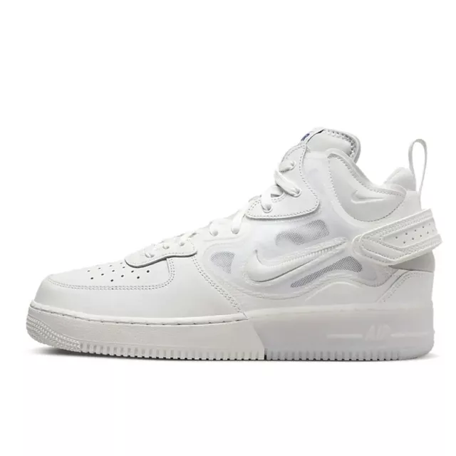 NIKE AIR FORCE 1 Uomo bianche mid 07 react 41 42 43 44 45 scarpe