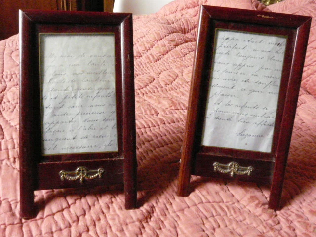 2 Vintage french wood Picture FRAMES CHARMING