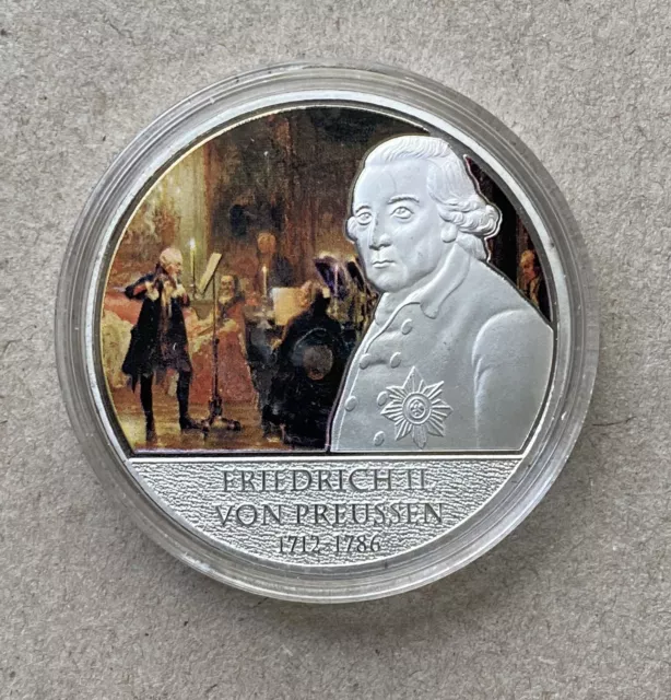 Sammlerstück Medaille  Friedrich II v. Preussen  1000 Jahre deutsche Geschichte