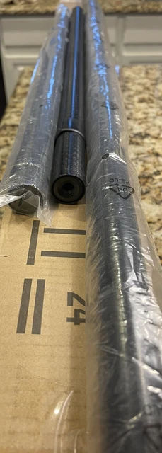 Pottery Barn Cast Iron Black Curtain Rod & Wall Bracket, XL 96-120", 1.25 NEW