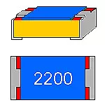 SMD-Widerstand  220 Ohm 1% 0,125 W Bauform 0805 gegurtet