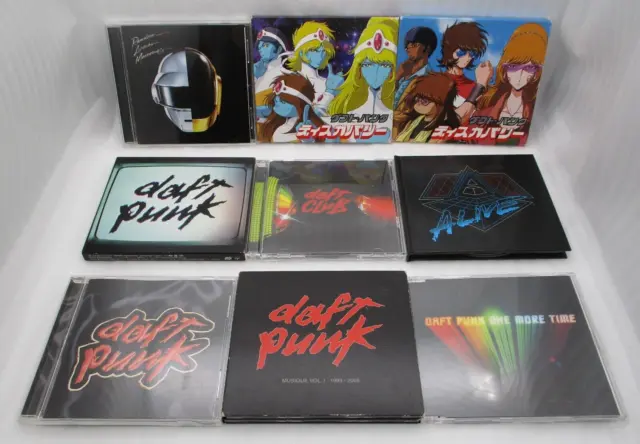 DAFT PUNK 9CDs DISCOVERY, Homework, DAFT CLUB, ALIVE 2007, MUSIQUE VOL.1 ...