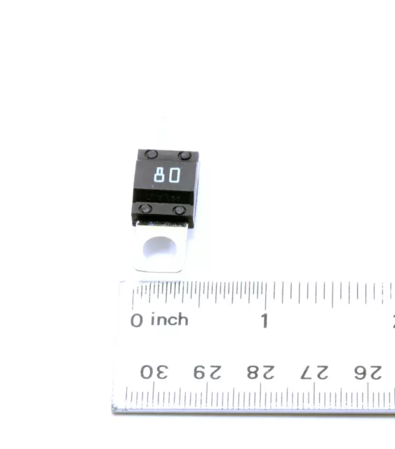 Premium Bolt Down 498 MIDI Fuse 80A Midifuse 80 amperios 32 V CC Tiempo Retraso Blanco