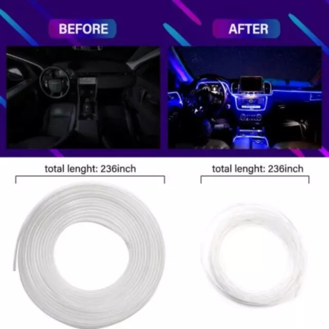 LED Interior Lighting Car RGB Strip Light Neon Ambient Interior Lighting App