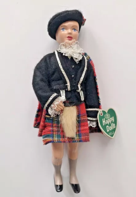 Rare Poupée Ancienne 50'S HAPPY DOLLS Peggy NISBET Andrew T.63 avec sa Boîte TBE