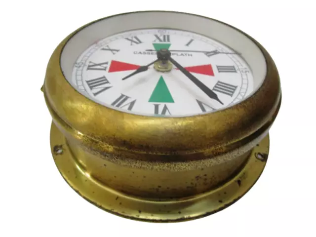 Cassens & Plath Marine Radio Zimmer Schiffs Uhr - Aus Schiff Salvage (2969)