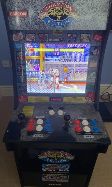Arcade1UP 3 in 1 Street Fighter Arcade Machine