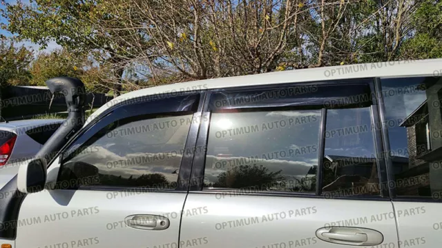 Weather shields Window Visors to suit Toyota Landcruiser 100 Series 1998-2007 2