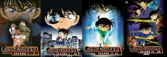 DVD Anime Case Closed Detective Conan Season 1-25 + 24 Movie Fast Ship Free  USPS