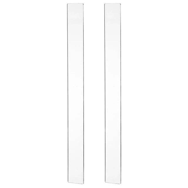 1 par de herramientas de evaluación de masa escala de masa Rolling Pin Guides Sticks para el