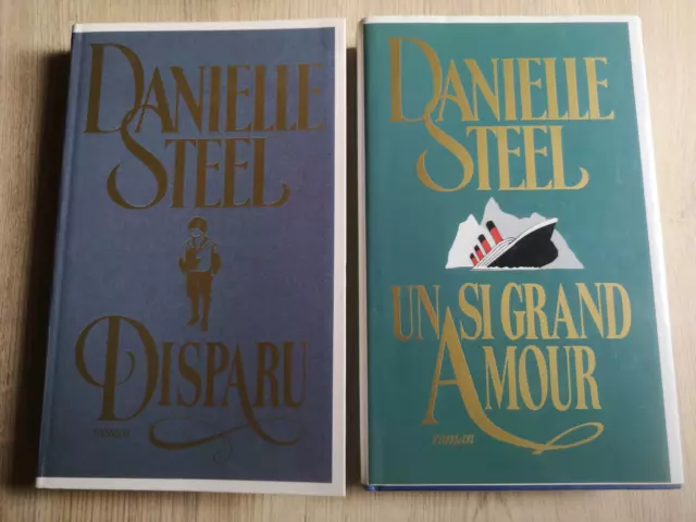 Lot de 2 Romans Danielle Stell; "Disparu" et "Un si grand amour"