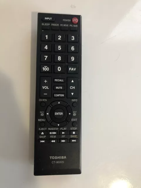 Used CT-90325 For Toshiba LCD TV Remote Control 50L2200U 37E20 22AV600 32C120U