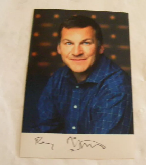 RAY STUBBS Signed BBC Sports Presenter Photo Autograph Radio Talksport