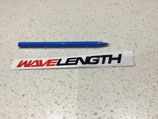 Wavelength Sticker,Skiing Surfboards Kiteboarding Waveboards Skateboard Sai Boat