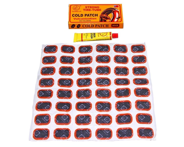 Kit De Rustines Vélo Vintage – Boîte Métal NR National Rubber Canada – Rouge
