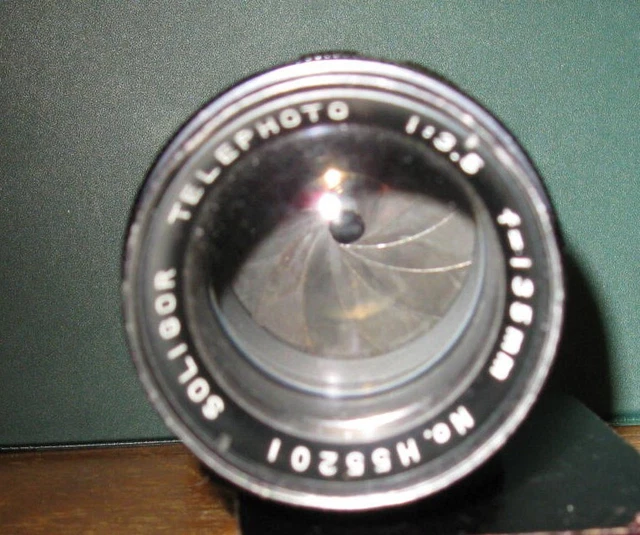 SOLIGOR TELEPHOTO 1:3.5 f=135mm lens