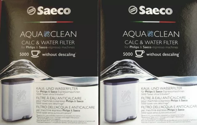 SAECO Philips Aqua Clean  CA6903/00 CA6903/10 Wasserfilter Kalkfilter  2er Pack 3