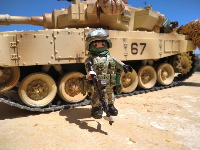 1 X THOMPSON ARMA USA Playmobil Custom WW2 SEGUNDA GUERRA MUNDIAL