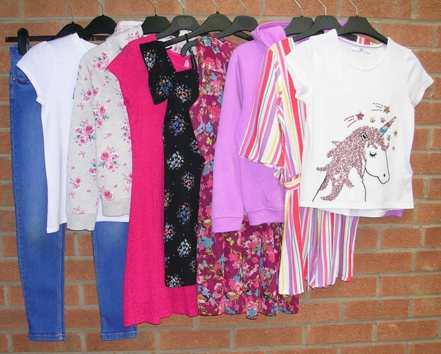 NEXT M&S TU etc Girls Bundle Dress Jeans Cardigans Tops Age 9-10 140cm