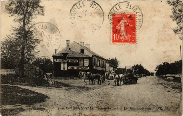 CPA AK FRANCONVILLE - La Maison Rouge (380991)