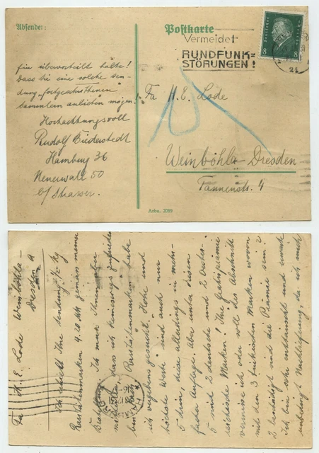 84869 - Postkarte - Dresden 24.12.1931 nach Weinböhla
