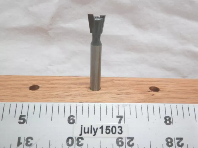 (1) NEW  MLCS 3/8" D 9° Dovetail Bit Carbide Tipped Router Bit Drawer Box n2
