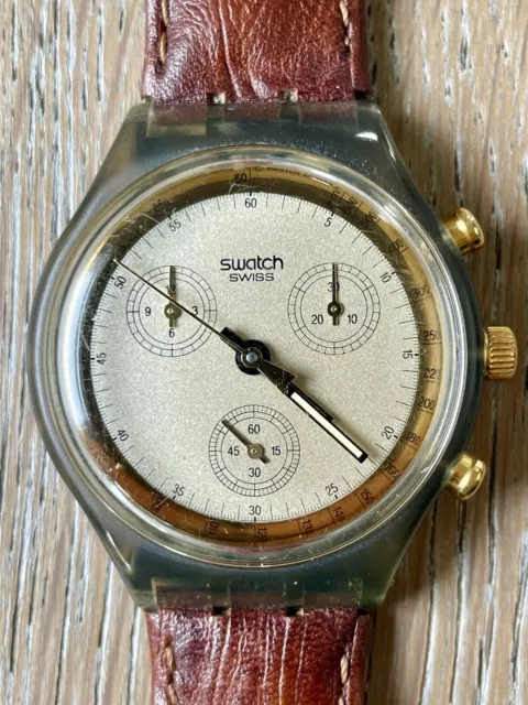 Swatch Chrono SCM100 “Goldfinger” Usato!