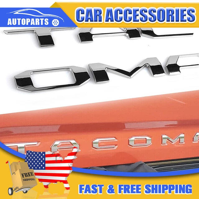 Truck Tailgate Insert Letter for TACOMA 2016-2023 Emblem Raised Badge Nameplates