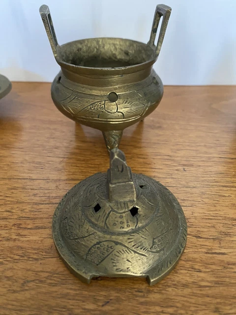 Vintage Chinese Bronze Ming Dynasty Incense Burner.                      大明宣德年制款