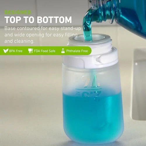 GoToob+ (Small) | Refillable Silicone Travel Bottle | Locking Lid | Food-Safe 3