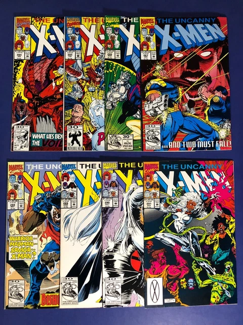 Uncanny X-Men # 284 - 291 (1992) *Lot of 8* John Byrne Jim Lee Bishop (8.5-9.2)